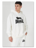 Sweat et jogging Lonsdale - couleur blanc - porté par un homme