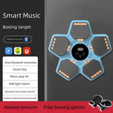 Machine de boxe enfant en étoile, coloris bleu