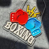 Néon boxe gants et lettrage BOXING — visuel 4