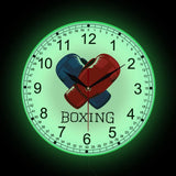 Horloge murale boxe rétroéclairée à cadran blanc — visuel 7