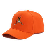 Casquette Mohamed Ali silhouette orange
