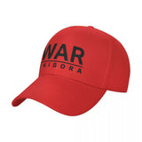 Casquette War Chisora rouge, lettrage WAR imprimé