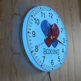 Horloge murale boxe rétroéclairée à cadran blanc — visuel 9
