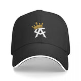 Casquette Canelo couronne de face, étoile CA blanche et couronne or