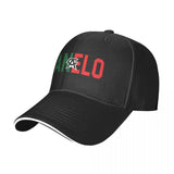 Casquette Canelo tricolore de face, lettrage CANELO et étoile CA