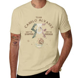 T-shirt Canelo Alvarez Can't Be Stopped, marquage patiné sable et drapeau mexicain craquelé