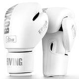 Gants de boxe Boxing blanc et gris, mousse tri-couches
