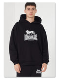Sweat et jogging Lonsdale - couleur noir - porté par un homme