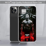 Coque iPhone Conor McGregor, affiche de combat sur fond rouge portant les mentions McGREGOR DIAZ et PART 2