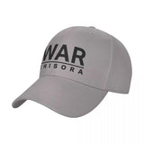 Casquette War Chisora grise, lettrage WAR imprimé