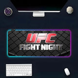 Tapis de souris UFC, UFC FIGHT NIGHT en relief sur la maille d'une cage
