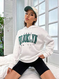 Sweat Brooklyn, en coton