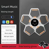 Machine de boxe enfant en étoile, coloris blanc