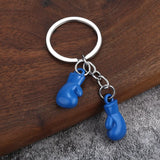 Porte-clés mini gants de boxe, coloris bleu