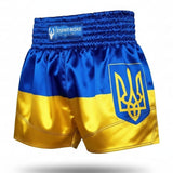 Short de boxe aux couleur de l'Ukraine