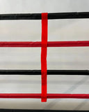 Séparateurs de cordes de ring de boxe de couleur rouge