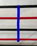 Séparateurs de cordes de ring de boxe de couleur bleue
