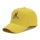 Casquette Mohamed Ali silhouette jaune