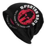 Bonnet spartiate motif Spartan Race avec casque rouge éclaboussé