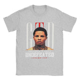 T-shirt Gervonta Davis Undefeated gris chiné