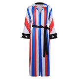 Peignoir de boxe Creed capuche baissée, longueur cheville