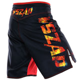 Short boxe LOUP (feu) - vue latérale