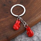 Porte-clés mini gants de boxe, coloris rouge