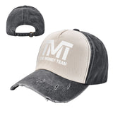 Arrière de la casquette TMT délavée, sangle de réglage
