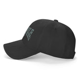 Casquette Lonsdale de profil, visière courbée à liseré blanc