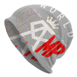 Bonnet World Champ gris moyen à couronne blanche et monogramme CA