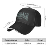 Cotes de la casquette Lonsdale : tour de tête 55 à 59 cm, visière 7 cm, calotte 9 cm
