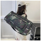 Sac de sport boxe militaire, poche zippée intérieure