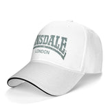 Casquette Lonsdale blanche, lettrage London imprimé