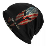 Bonnet spartiate motif casque au drapeau américain vif et inscription Molon Labe