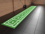 Tapis de sprint en gazon synthétique avec marquage chiffré