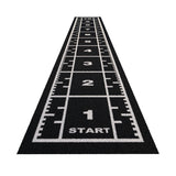 Tapis de sprint en gazon synthétique noir
