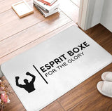 Tapis Esprit Boxe — Blanc et Noir