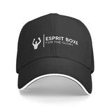 Casquette Esprit Boxe noire à marquage blanc