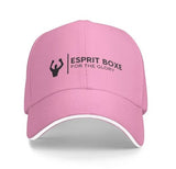 Casquette Esprit Boxe rose à marquage noir