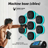 Machine de boxe à cibles déployables