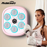 Machine de boxe musicale rose