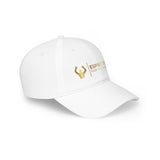 Casquette Esprit Boxe blanche à marquage doré, vue de face