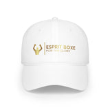 Casquette Esprit Boxe blanche à marquage doré