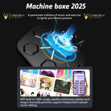 Machine de boxe musicale design composite, coloris noir