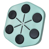 Machine de boxe musicale en cuir, coloris vert opaline