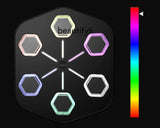 Machine de boxe musicale composite, gestion des couleurs de LED