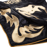 Short boxe VENUM (Noir et Or), détails