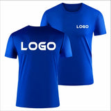 T-Shirts sport personnalisés - votre logo - couleur bleu