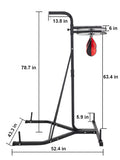 Dimensions du portique combiné : 209 x 152,5 x 108,5 cm