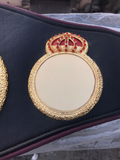 Ceinture boxe WBA - plaque centrale a finition doree